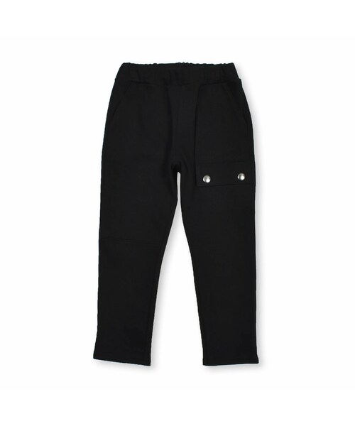 WASK（ワスク）の「切り替えポケットツイルニットパンツ(100~160cm)（その他パンツ・キッズ・ブルー/ブラック・110）」の2枚目の写真