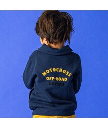 WASK | 裏起毛＋チェックヘチマカラーロゴトレーナー(100～160cm)(スウェット)