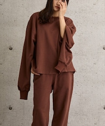 L.H.P | ラウンドテイル裏毛クルーネックスウェット(スウェット)