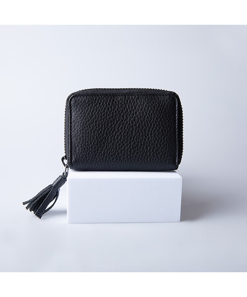 Hallelujah（ハレルヤ）の「コインケース 仕分け ラウンドファスナー MARLE（財布・レディース・Greige/Black/White・幅10.0cm / 高さ7.3cm / 厚み2.0cm）」の3枚目の写真