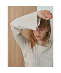 ELENDEEK | ELENDEEK ベルスリーブリブニット(ニット/セーター)