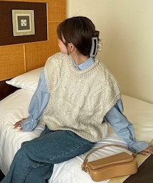 DHOLIC | ロールネックニットベスト・t288142(ベスト)