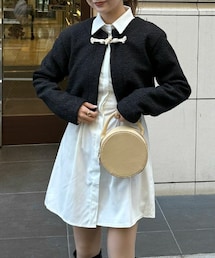 DHOLIC | トグルボタンクロップドジャケット・t288169(ノーカラーコート)