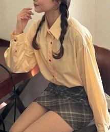 DHOLIC（ディーホリック）の「配色ボタンシャツ・k288166（シャツ/ブラウス）」