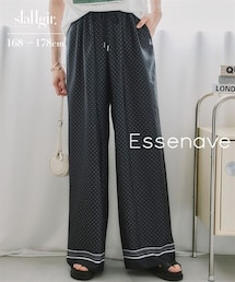 nissen | 高身長　総柄プリントワイドパンツ（トールサイズ）Essenave(パンツ)