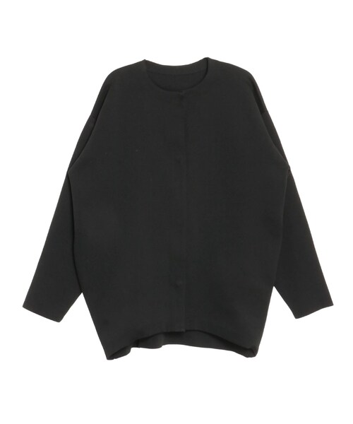 ELENDEEK（エレンディーク）の「COCOON FORM CD（カーディガン/ボレロ・レディース・オフホワイト/ブラック/ピンク/ミントグリーン/ブラウン・F）」の6枚目の写真