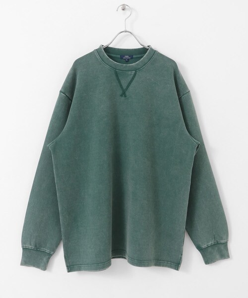 ITEMS URBANRESEARCH(アイテムズ アーバンリサーチ)の「フェードダンボール クルーネックTops(Tシャツ/カットソー・メンズ・BLK/NVY/GRN・M/L)」の21枚目の写真