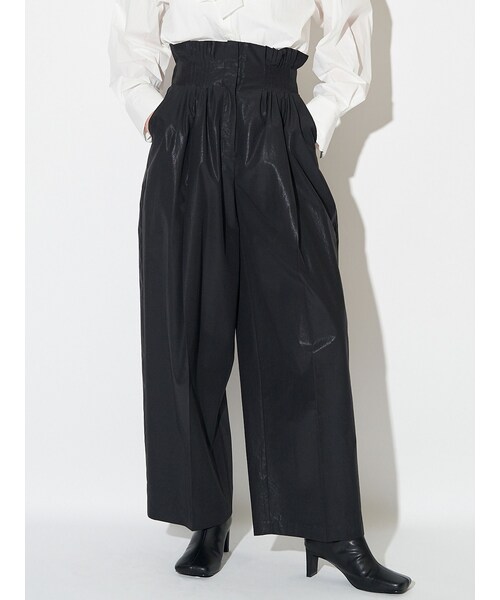 ELENDEEK（エレンディーク）の「WAIST PIN TUCK PT（その他パンツ・レディース・グレー/ブラック・01/02）」の9枚目の写真