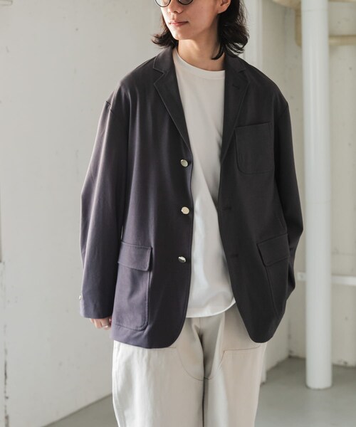 URBAN RESEARCH DOORS(アーバンリサーチドアーズ)の「FORK&SPOON TRテーラードジャケット(テーラードジャケット・メンズ・CHARCOAL/NAVY・4/5)」の17枚目の写真