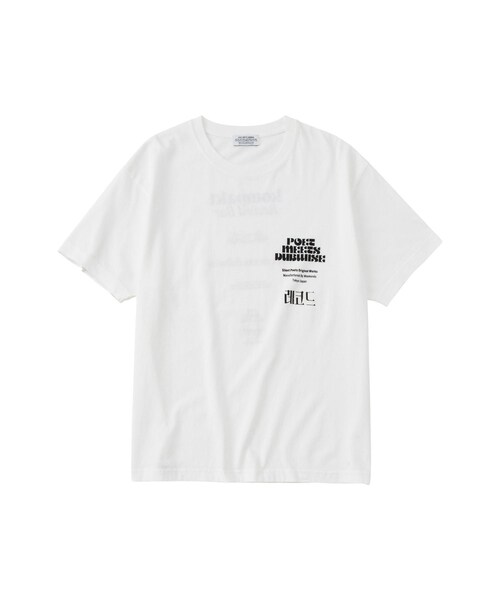 bonjour records（ボンジュールレコーズ）の「POET MEETS DUBWISE/ポエトミーツダブワイズ KOMPAKTRECORD BAR+PMD LOOSEFIT T-Shirt（Tシャツ/カットソー・レディース・ブラック/ホワイト・L/M/XL）」の2枚目の写真