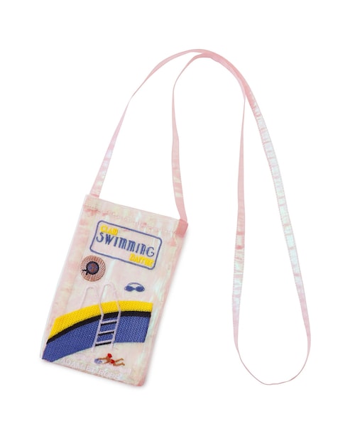 ADAM ET ROPE'（アダムエロペ）の「【公式サイト限定・一部店舗展開】【BRIGITTE TANAKA×ADAM ET ROPE'】SWIMMING POCHETTE（ボディバッグ/ウエストポーチ・レディース・ブラック/ピンク・F）」の13枚目の写真