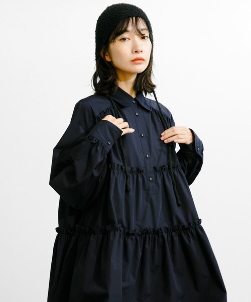 KBF（ケイビーエフ）の「スプリングニットボンネット（ニットキャップ/ビーニー・レディース・BLACK/BEIGE・one）」の15枚目の写真