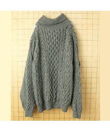 の「イギリス製 HENRY FOX CASUALS フィッシャーマン ケーブル編み