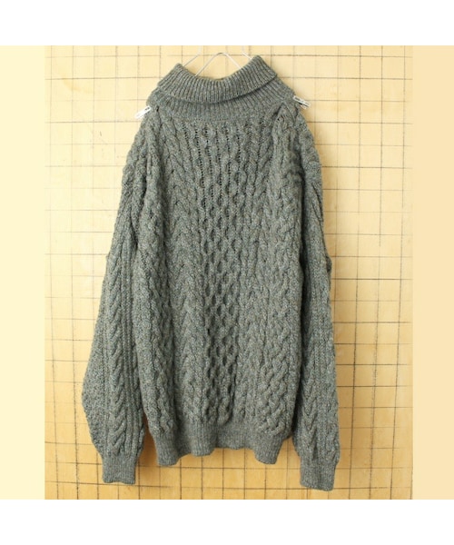 の「イギリス製 HENRY FOX CASUALS フィッシャーマン ケーブル編み
