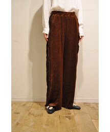 RehersalL | ペイズリーベロアパンツ(その他パンツ)