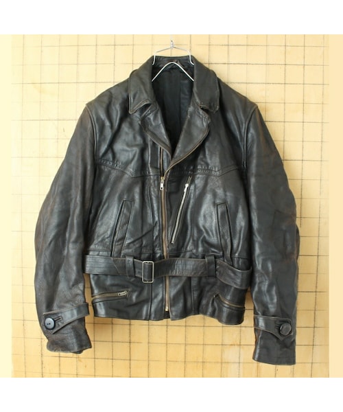70s〜80s FIRST ダブルライダースジャケットレザージャケット