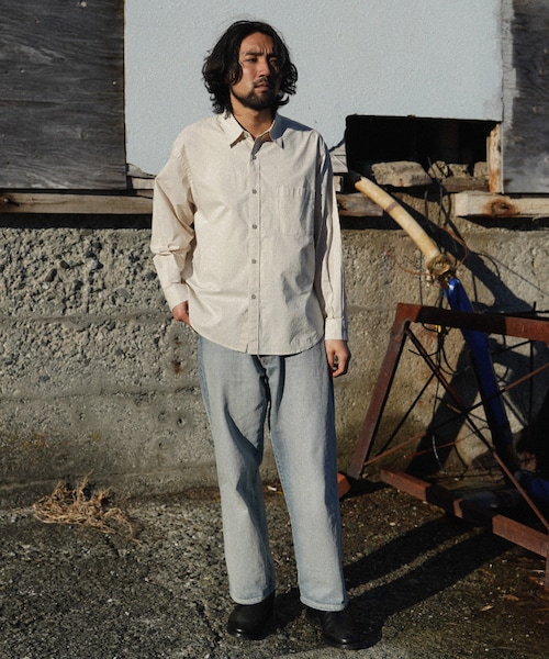 shiun（シウン）の「HICOUNT WASHER SHIRT（シャツ/ブラウス・メンズ・ホワイト/ブラック/ブルー・XS/S/M）」の4枚目の写真