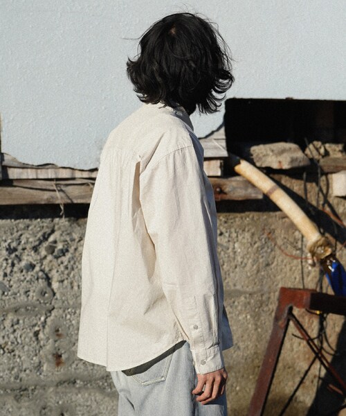 shiun（シウン）の「HICOUNT WASHER SHIRT（シャツ/ブラウス・メンズ・ホワイト/ブラック/ブルー・XS/S/M）」の6枚目の写真
