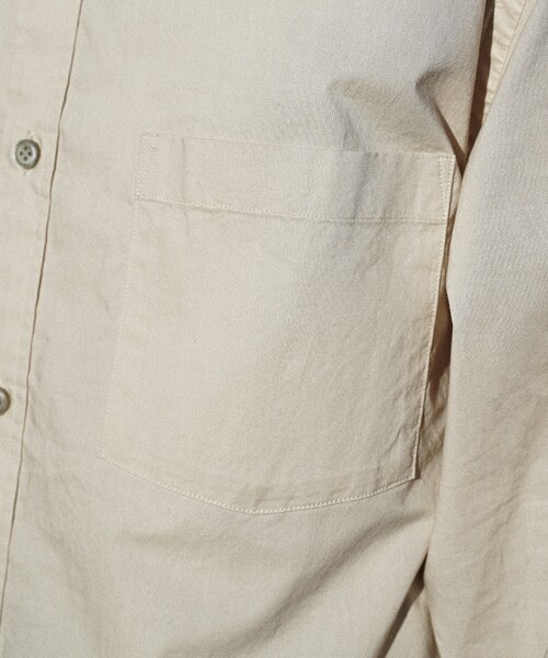 shiun（シウン）の「HICOUNT WASHER SHIRT（シャツ/ブラウス・メンズ・ホワイト/ブラック/ブルー・XS/S/M）」の9枚目の写真