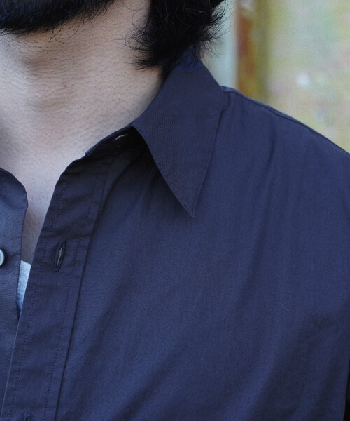 shiun（シウン）の「HICOUNT WASHER SHIRT（シャツ/ブラウス・メンズ・ホワイト/ブラック/ブルー・XS/S/M）」の21枚目の写真