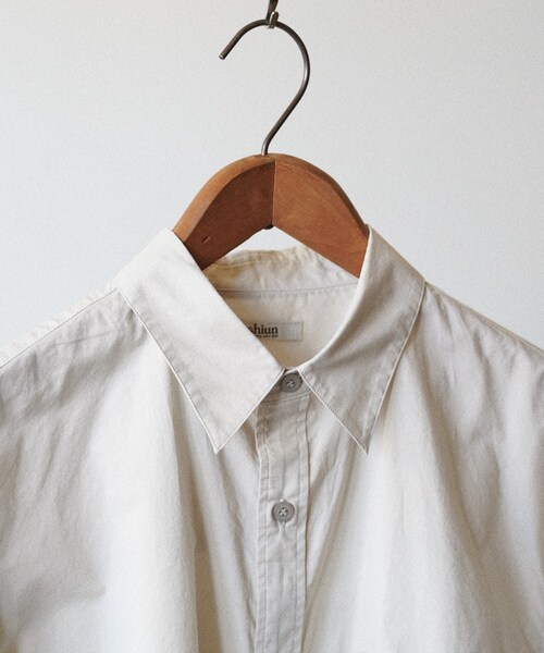 shiun（シウン）の「HICOUNT WASHER SHIRT（シャツ/ブラウス・メンズ・ホワイト/ブラック/ブルー・XS/S/M）」の12枚目の写真