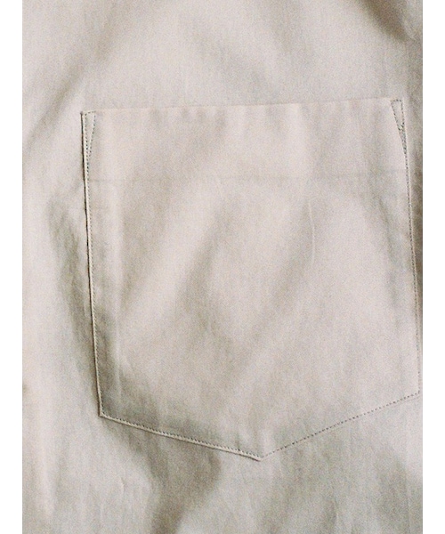 LIDNM(リドム)の「HICOUNT WASHER TWILL SHIRT(シャツ/ブラウス・メンズ・ブルー/ベージュ・S/M/L)」の10枚目の写真