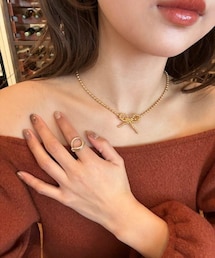 DHOLIC | リボンチェーンネックレス・d288458(ネックレス)