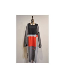 RehersalL | ブロックパッチロングスリーブワンピース(ワンピース)