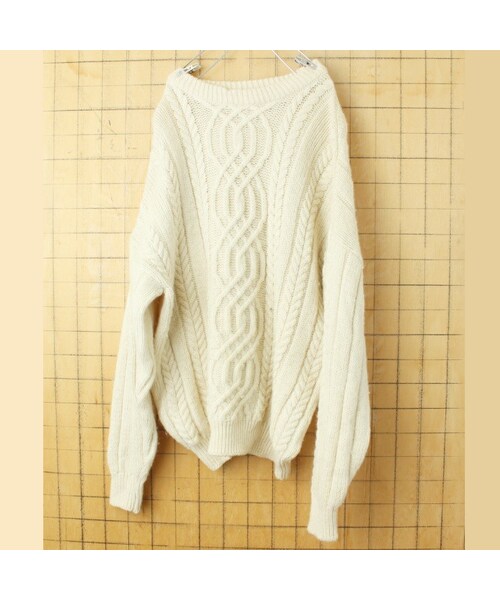 イギリス製 フィッシャーマン アランニット イギリス製 NEXT MENS