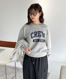 DHOLIC（ディーホリック）の「CREWクロップドスウェット（スウェット・レディース）」