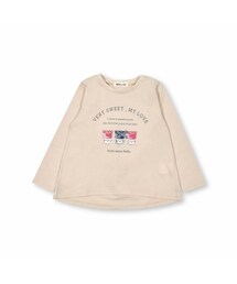 Noeil aime BeBe | ジャムプリント後ろタックAラインTシャツ(80~130cm)(Tシャツ/カットソー)