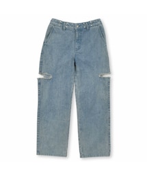 ZIDDY | サイドカットホック付きパンツ(130~160cm)(デニムパンツ)