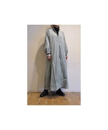 コーデュロイマキシワンピース