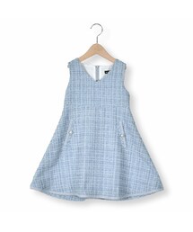 BeBe | ラメツイードジャンパースカート(100~150cm)(ジャンパースカート)