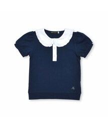 BeBe | ビッグカラーパフスリーブプルオーバー(90~150cm)(Tシャツ/カットソー)