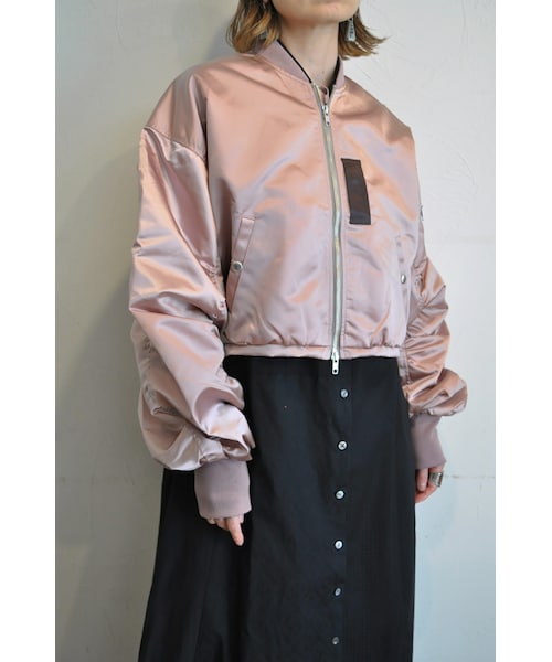 --(--)の「MJ-035(MA-1・レディース・ピンク/シルバー/ブラック・one)」の1枚目の写真