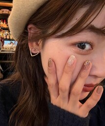 DHOLIC | ハートフレームピアス(ピアス（両耳用）)
