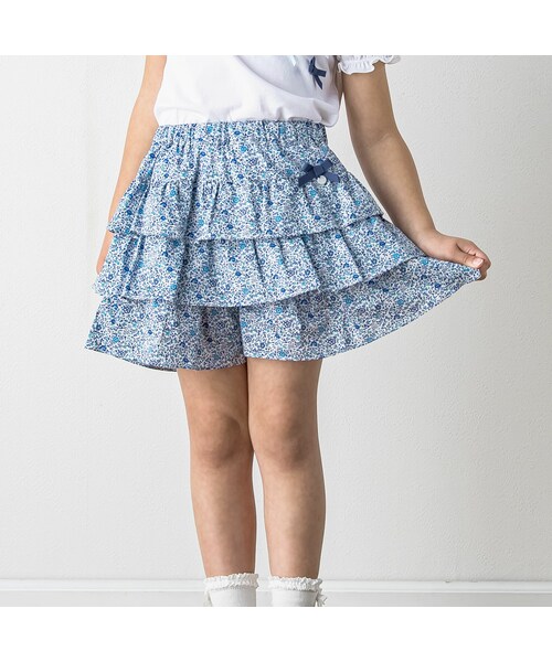 【日本製】【お揃い】リバティ(Katie&Millie)タナローンキュロットパンツ(90~140cm)
