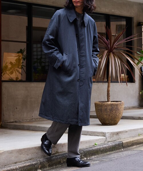 ADAM ET ROPE'（アダムエロペ）の「【AMC】Stefan（ステンカラーコート・メンズ・グレー・44/46/48）」の8枚目の写真