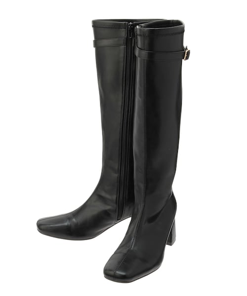 dazzlin（ダズリン）の「ロングフィットブーツ（ブーツ・レディース・ブラック/ブラウン・M/L）」の2枚目の写真