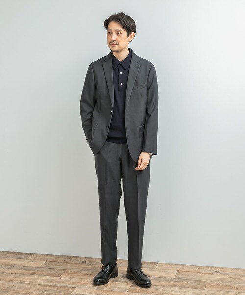 URBAN RESEARCH DOORS（アーバンリサーチドアーズ）の「LIFE STYLE TAILOR　ウールライクツイルコンフォータブルジャケット（テーラードジャケット・メンズ・NAVY/OLV BROWN/BLUE GRAY・S/M/L/XL）」の11枚目の写真