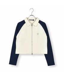 ZIDDY | バイカラーダブルオープンジッパーラグランTシャツ(130~160cm)(Tシャツ/カットソー)