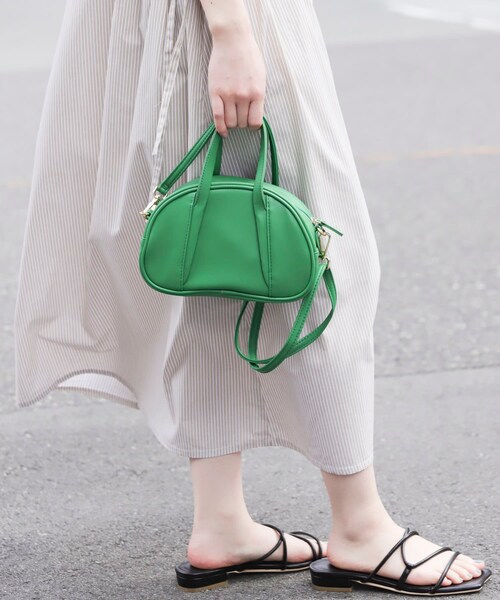 SENSE OF PLACE by URBAN RESEARCH（センスオブプレイスバイアーバンリサーチ）の「ボーリングバッグ（ハンドバッグ・レディース・IVORY/BLACK/GREEN/PINK/BLUE・One/one）」の12枚目の写真