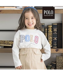 SLAP SLIP | 【POLO BCS(ポロ・ビーシーエス)×SLAP SLIPコラボ】ロゴパッチ長袖Tシャツ(80~130cm)(Tシャツ/カットソー)
