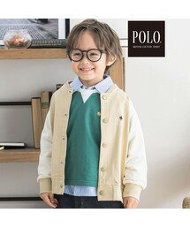SLAP SLIP | 【POLO BCS(ポロ・ビーシーエス)×SLAP SLIPコラボ】ラグランスリーブスタジャン(80~130cm)(スタジャン)