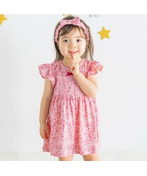 birthday party | 【お揃い】天竺ペイズリー花プリントワンピース(80~110cm)(ワンピース)