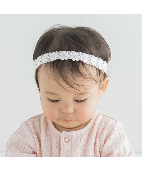 SLAP SLIP BABY(スラップスリップベビー)の「花レースリボン柄レースカチュームベビー(44~54cm)(その他ベビー用品・キッズ・ピンク/その他/ホワイト/イエロー・ワンサイズ)」の4枚目の写真