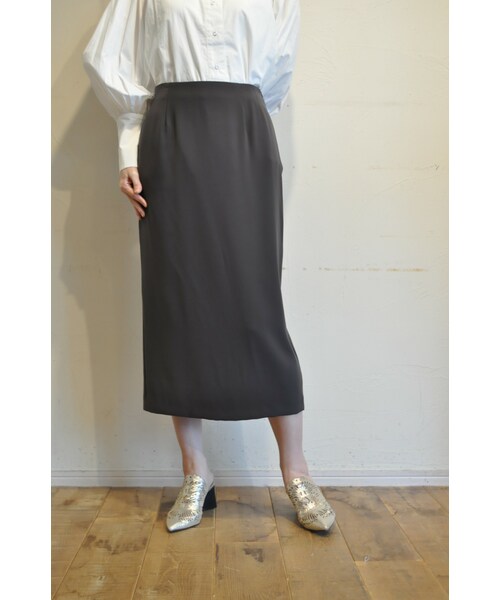 --（--）の「リラックススカート（スカート・レディース・ベージュ/グレー/ブラック・one）」の3枚目の写真