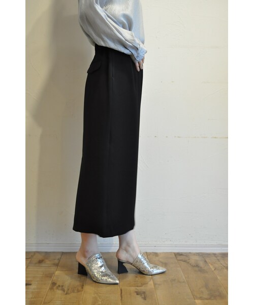 --（--）の「リラックススカート（スカート・レディース・ベージュ/グレー/ブラック・one）」の2枚目の写真