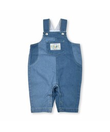 SLAP SLIP BABY | 無地くるま総柄プリント配色切り替えサロペットベビー(70~80cm)(その他ベビーウェア)